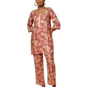 Rust-Colored Co-Ord Set