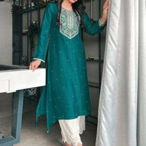 Silk A-Line Kurta