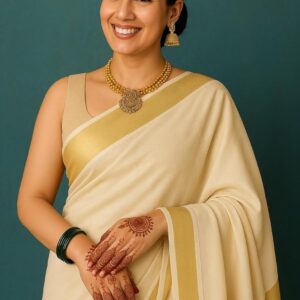 Kasavu Saree