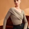 Stretchable Beige Top