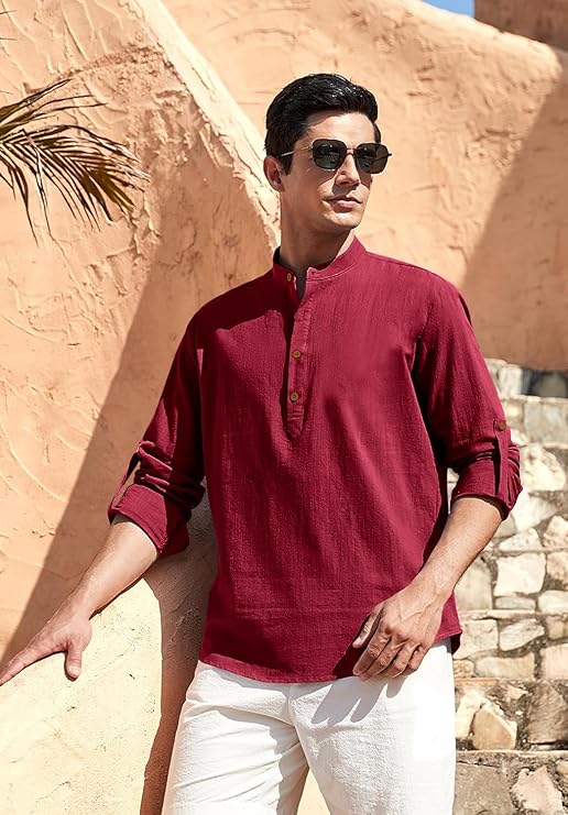 Men's Casual Short Kurtas