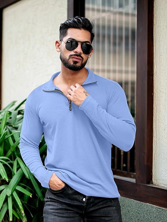 Polo Zipped Collar Tee