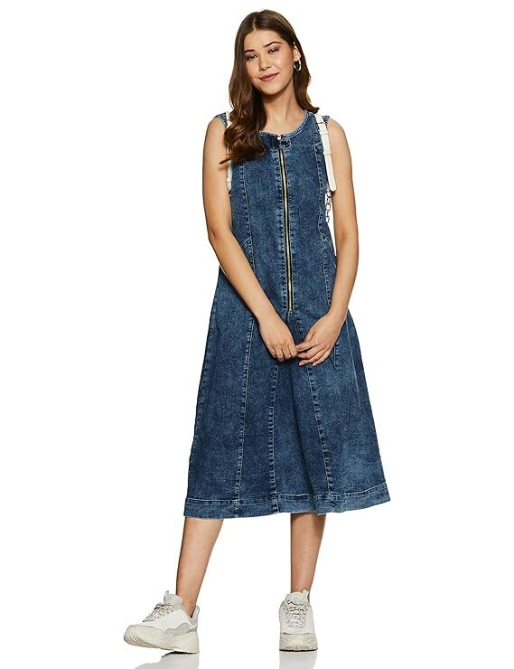 A-Line Denim Dress