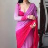 Georgette One Minute Saree