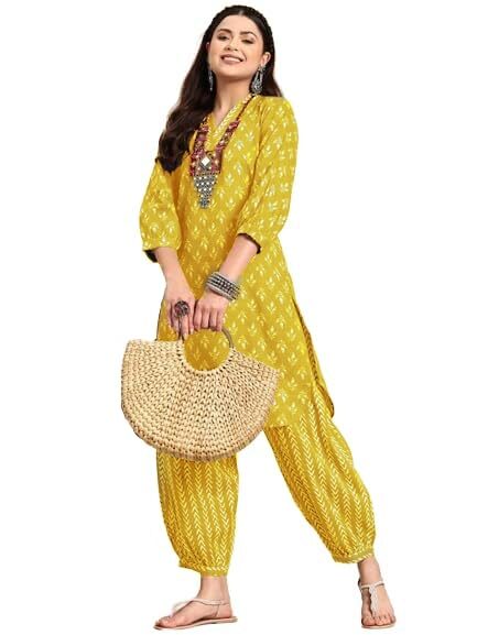 Exquisite Cotton Kurti Set